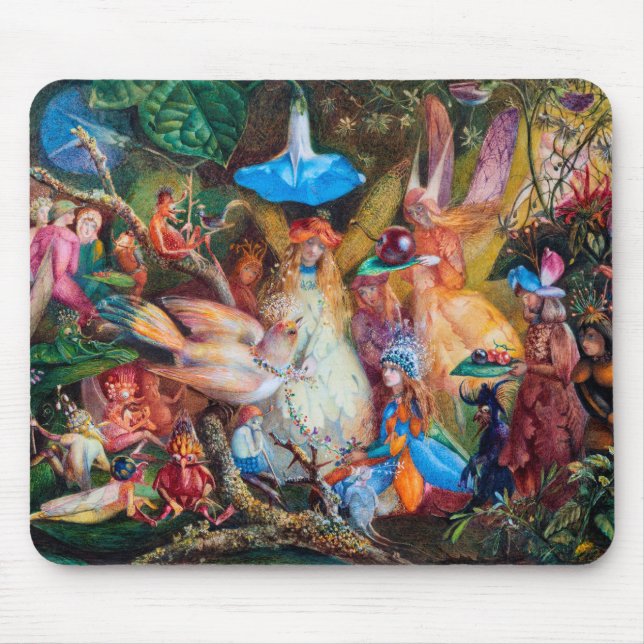 Der Favorit der Fairies, John Anster Fitzgerald Mousepad (Vorne)