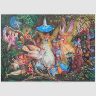 Der Favorit der Fairies, John Anster Fitzgerald Seidenpapier