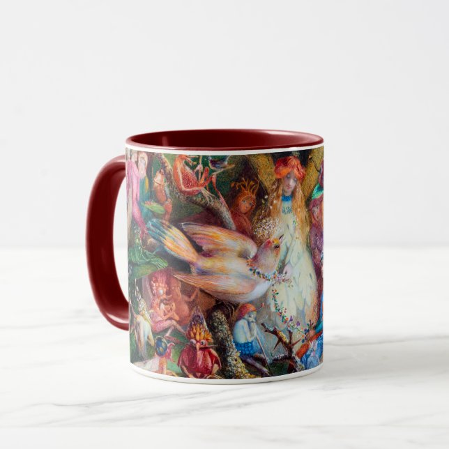 Der Favorit der Fairies, John Anster Fitzgerald Tasse (Vorderseite Links)
