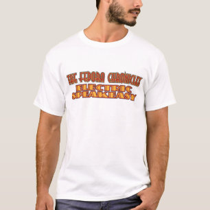 Der Fedora-Chronikenelektrische Speakeasy T-Shirt