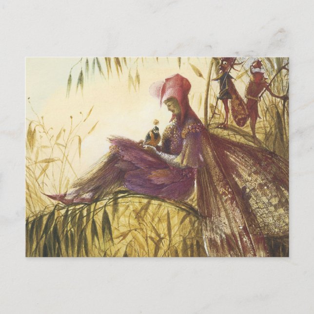 Der Feen-Falkner-Vogel Postkarte (Vorderseite)