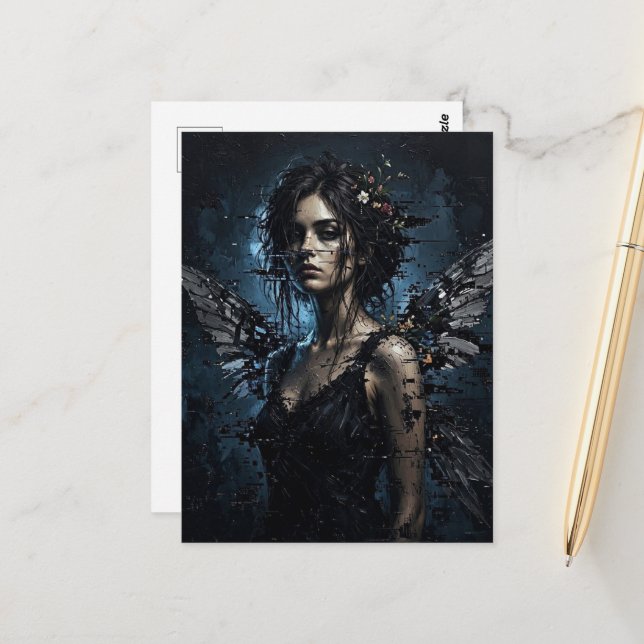 Der Feenglitch Postkarte (Vorderseite/Rückseite Beispiel)