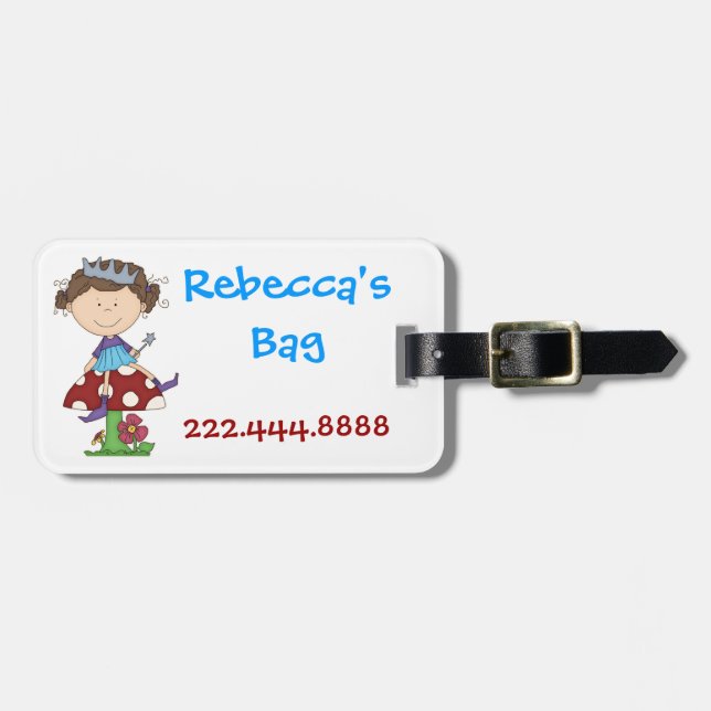 Der feenhafte Gepäckanhänger des Mädchens (Vorderseite horizontal)