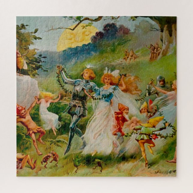 „Der Feentanz“ von ES Hardy Puzzle (Vertikal)