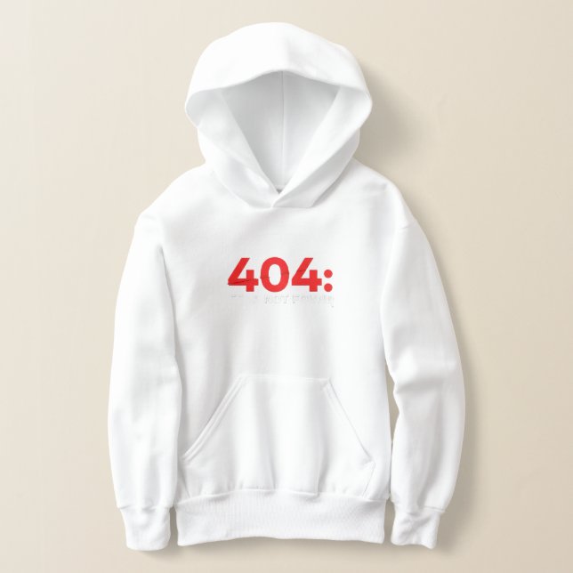 Der Fehlercode, der auf Selbstvertrauen läuft Hoodie (Ablage )
