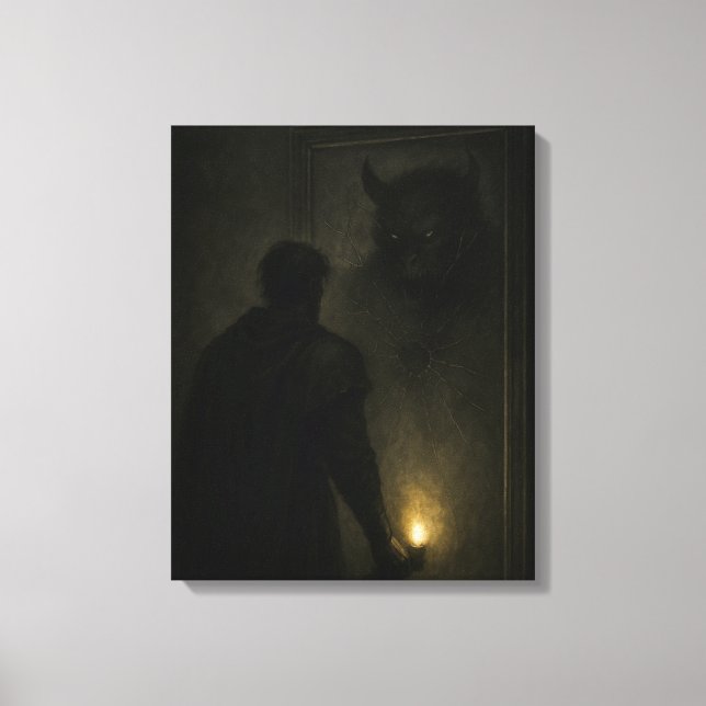 Der Feind in dir – Leinwand-Kunstprint Leinwanddruck (Vorderseite)
