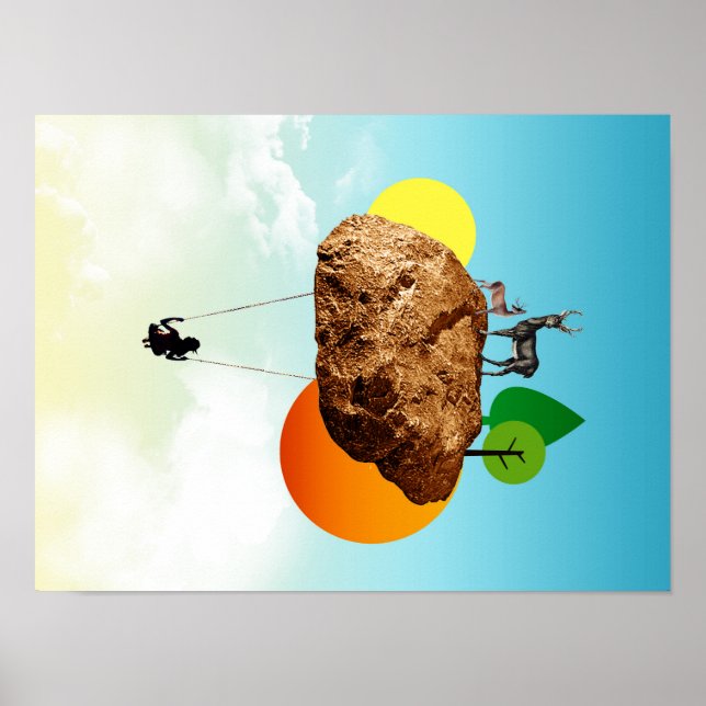 Der Fels unserer Existenz Poster (Vorne)