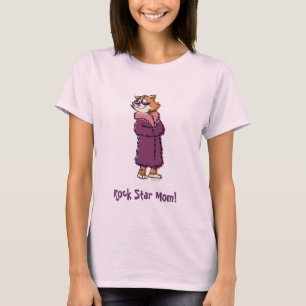 "Der Felsen-Stern-Mama-" angepasster T - Shirt der