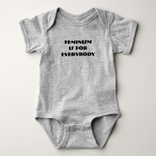 Der Feminismus ist für jeder Baby Strampler