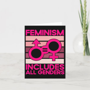 Der Feminismus umfasst alle Geschlechter Karte