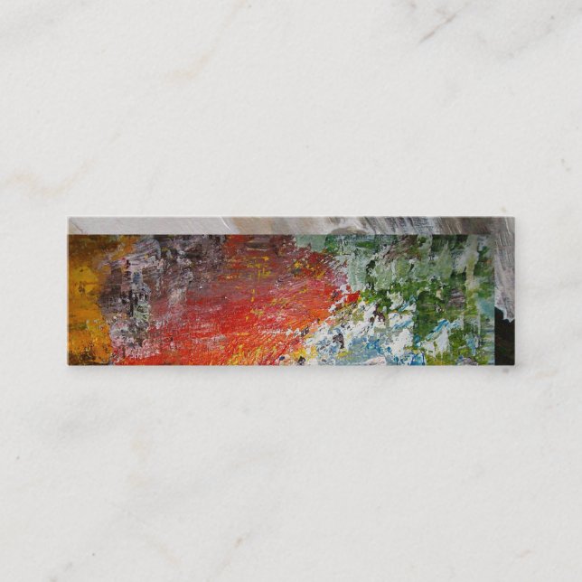 Der Feuer-Opal Mini Visitenkarte (Vorderseite)