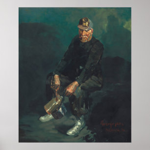 Der Feuerboss - George Luks Fine Art Poster