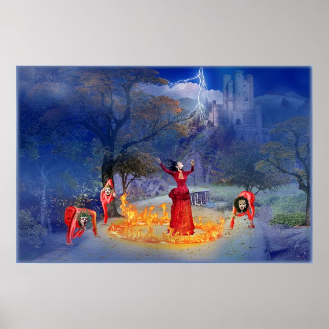 Der Feuerring Poster (Vorne)