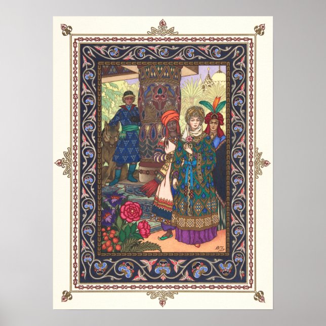 Der Feuervogel von Boris Zvorykin Poster (Vorne)