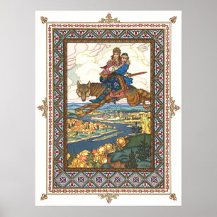 Der Feuervogel von Boris Zvorykin Poster