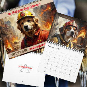 Der Feuerwehrhunde-Kalender 2026 personalisiert Kalender