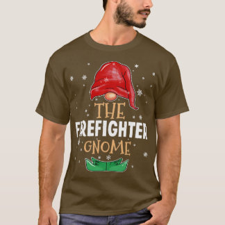 Der Feuerwehrmann Gnome Familie passt zu Weihnacht T-Shirt