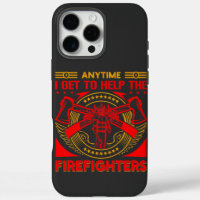 Der Feuerwehrmann unterstützt die Gemeinschaft