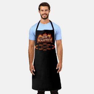 Der feurige Grillmeister-Schürze Schürze