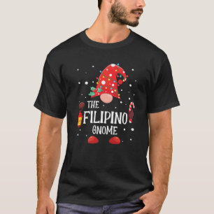 Der Filipino Gnome Matching Family Weihnachtsgnome T-Shirt