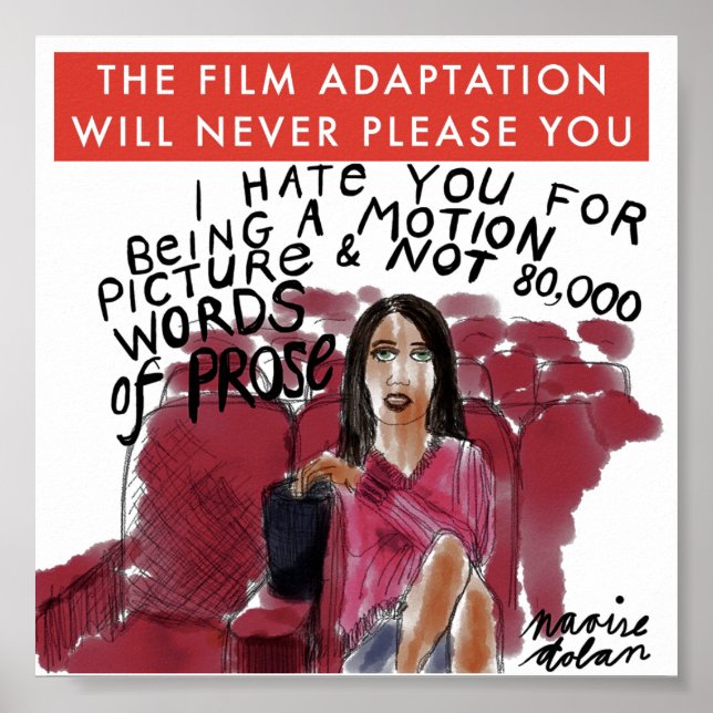 Der Film des Buches wird dich nie bitten Poster (Vorne)