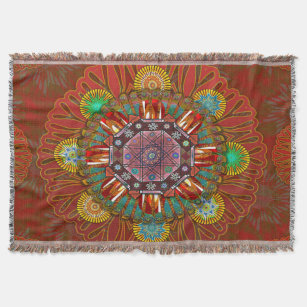 Der Filter Blumenrot des Squire Manipur Mandala Decke