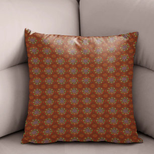 Der Filter Blumenrot des Squire Manipur Mandala Kissen