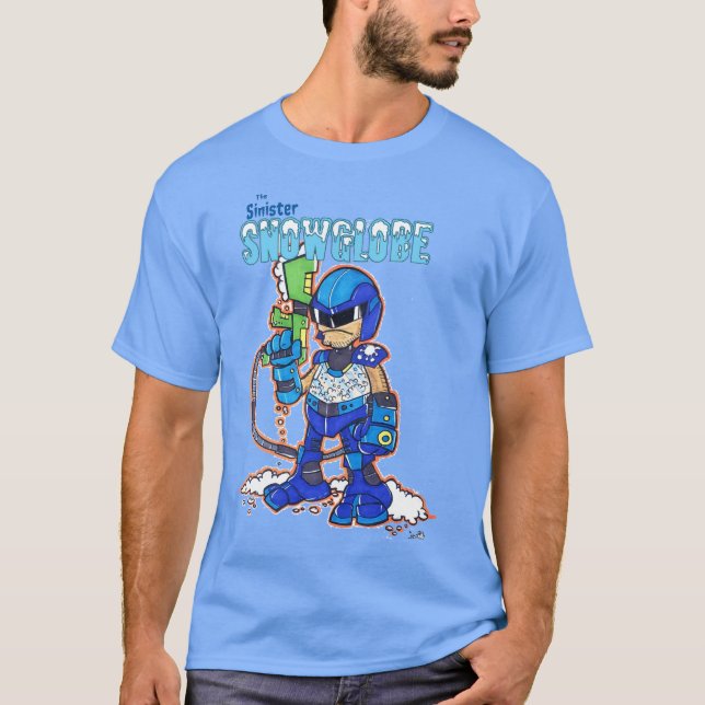 Der finstere SnowGlobe-T - Shirt (Vorderseite)