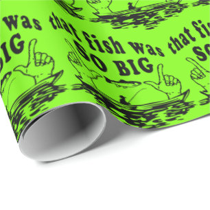 Der Fisch war so groß Geschenkpapier