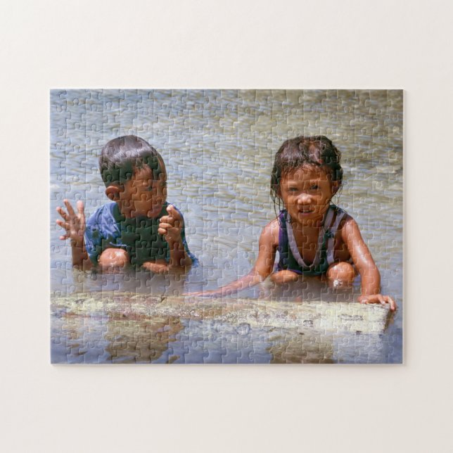 Der Fisch war so groß! Puzzle (Horizontal)