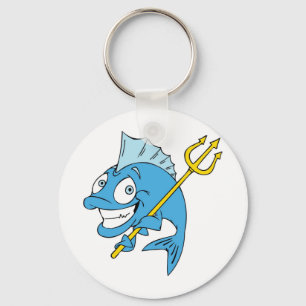 Der Fisch wird gefangen Schlüsselanhänger
