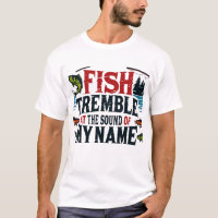 Der Fisch zittert am Geräusch meines Namens