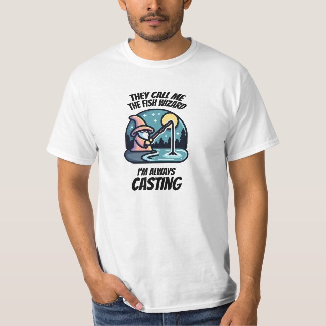Der Fischassistent - Immer das Gießen T-Shirt (Vorderseite)