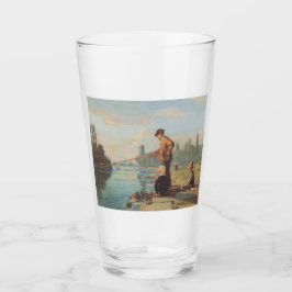 Der Fischer (Angeln im Freien) (Fluss) Glas
