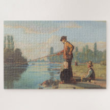 Der Fischer (Angeln im Freien) (Fluss)