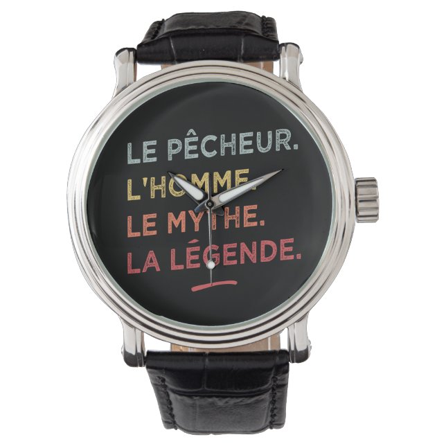 Der Fischer der Mensch Armbanduhr (Vorderseite)