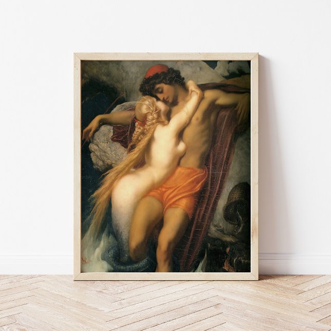 Der Fischer und der Syren | Frederic Leighton Poster (Von Creator hochgeladen)