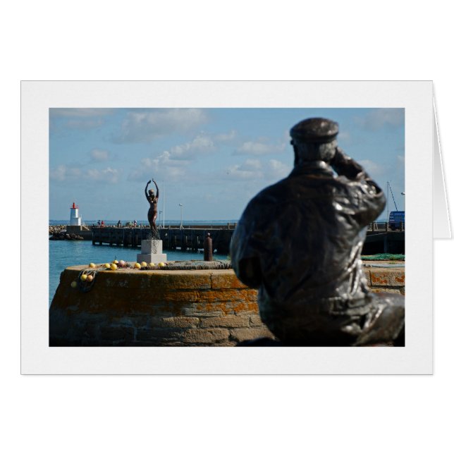 DER FISCHER UND DIE SIRENkarte (Vorderseite (Horizontal))