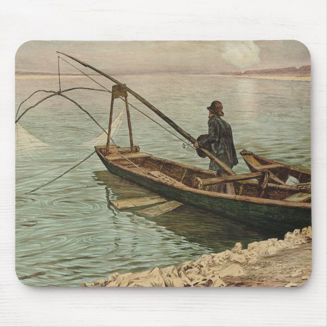 Der Fischer (von Max Kurzweil) Mousepad (Vorne)