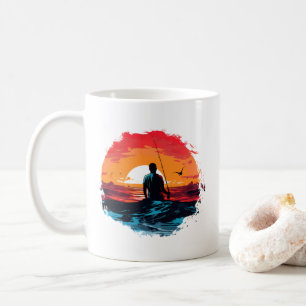Der Fischfang ist mehr als nur ein Hobby Kaffeetasse