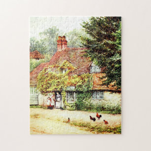 Der Fischladen Haslemere von Helen Allingham Puzzle
