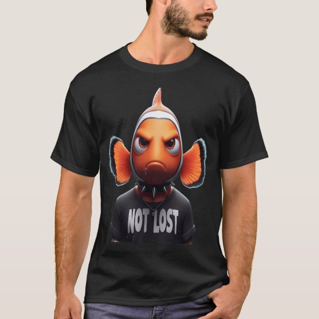 Der Fischmann-Entwurf T-Shirt (Vorderseite)