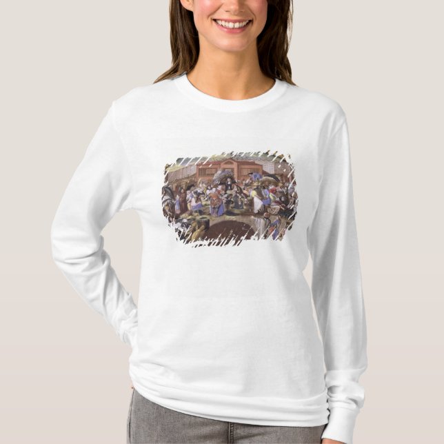 Der Fischmarkt bei Les Halles, c.1660 T-Shirt (Vorderseite)