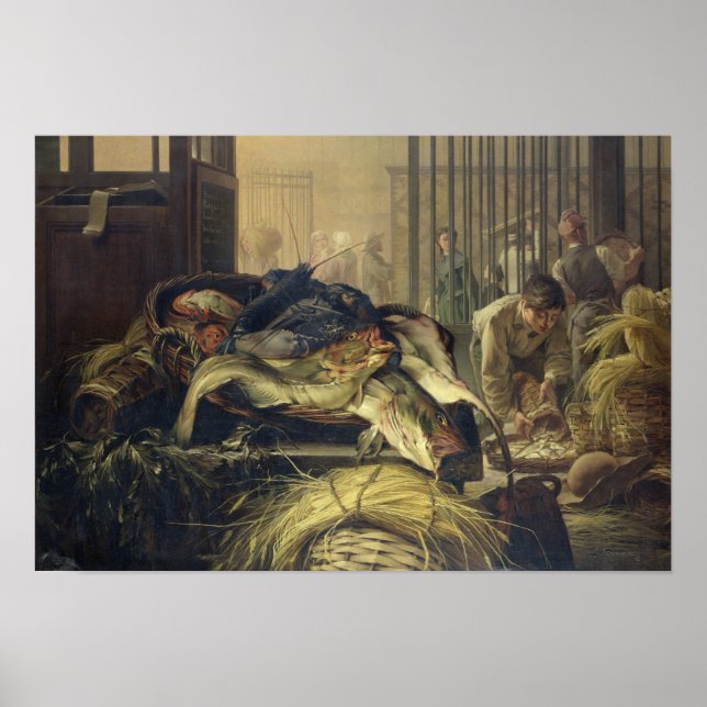 Der Fischmarkt Poster (Vorne)