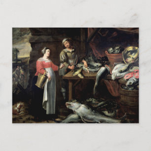 Der Fischmonger Postkarte