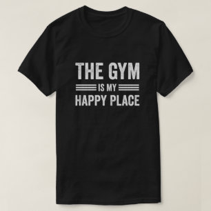 Der Fitnessraum ist mein glücklicher Platz, der Fi T-Shirt