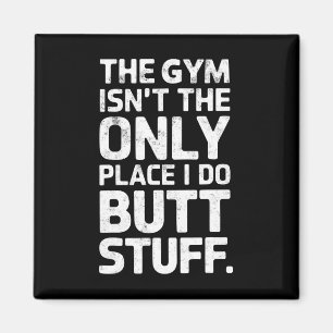 Der Fitnessraum ist nicht nur ein Ort, an dem ich  Magnet