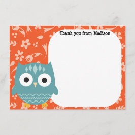 Der Flachbildschirm der Kinder danken Ihnen Dankeskarte