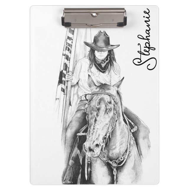 Der Flaggenträger Klemmbrett (Vorderseite)