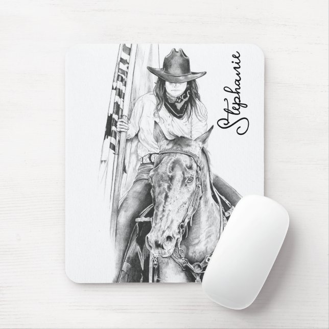 Der Flaggenträger Mousepad (Mit Mouse)